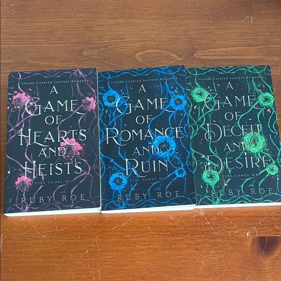 Ruby Roe, Girl Games book full set trilogy, Spicy Lesbian Novels - Picture 2 of 9